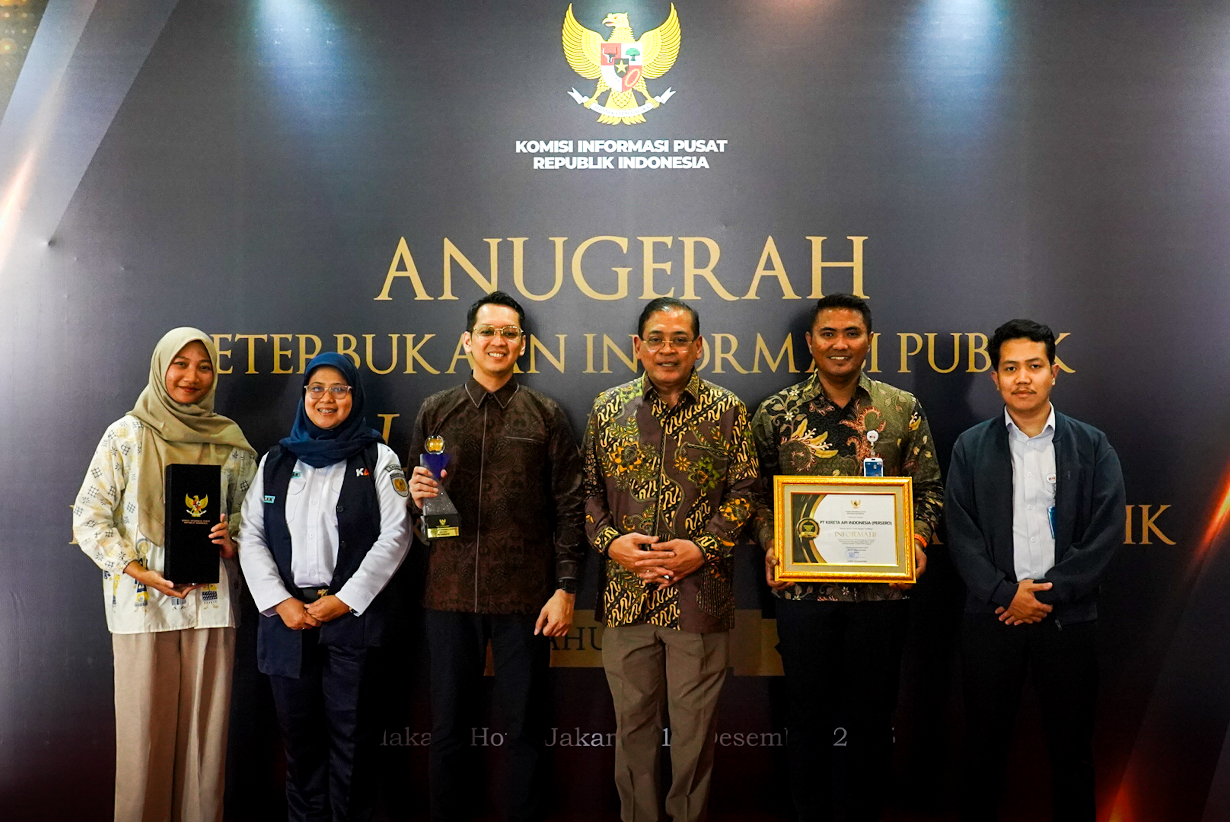 KAI Kembali Raih Predikat Badan Publik Informatif